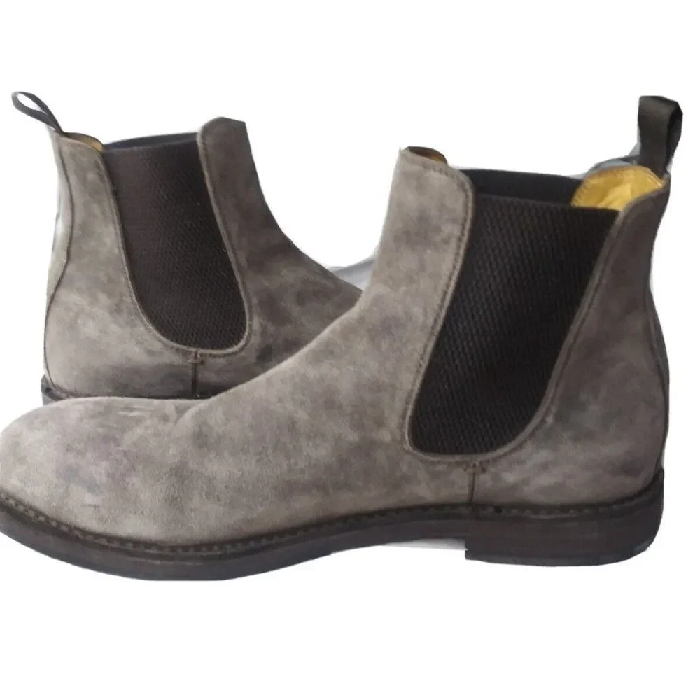 Officine Creative~Character Suede Chelsea Boots Men's Size 13 US EU 46